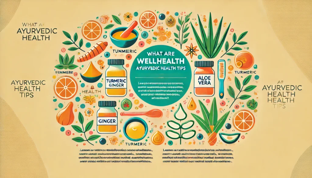 what are wellhealth ayurvedic health tips