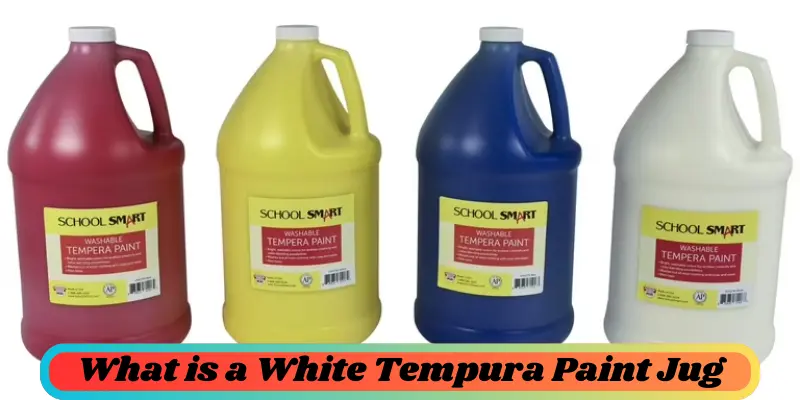 what is a white tempura paint jug